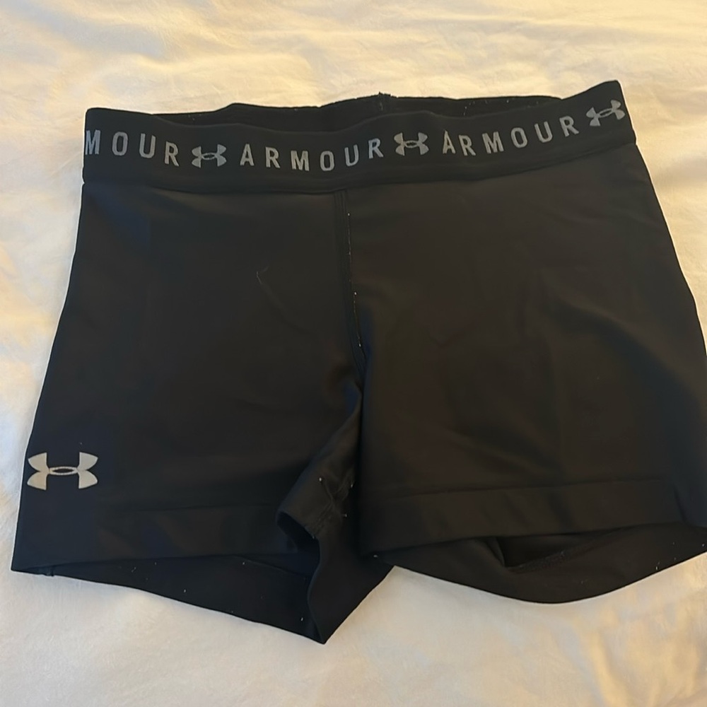 Under armor Small Black spandex Shorts